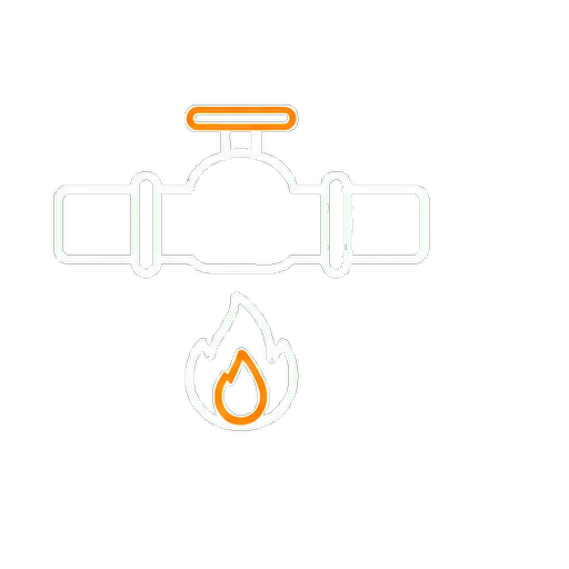 Плоская иконка квалифицированного лида: Газификация